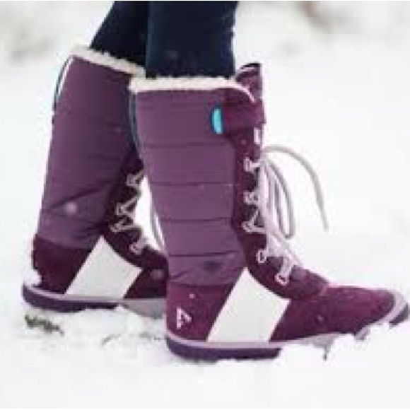 Plae girls winter boots rain snow purple Jack waterproof size 13 - Picture 1 of 6
